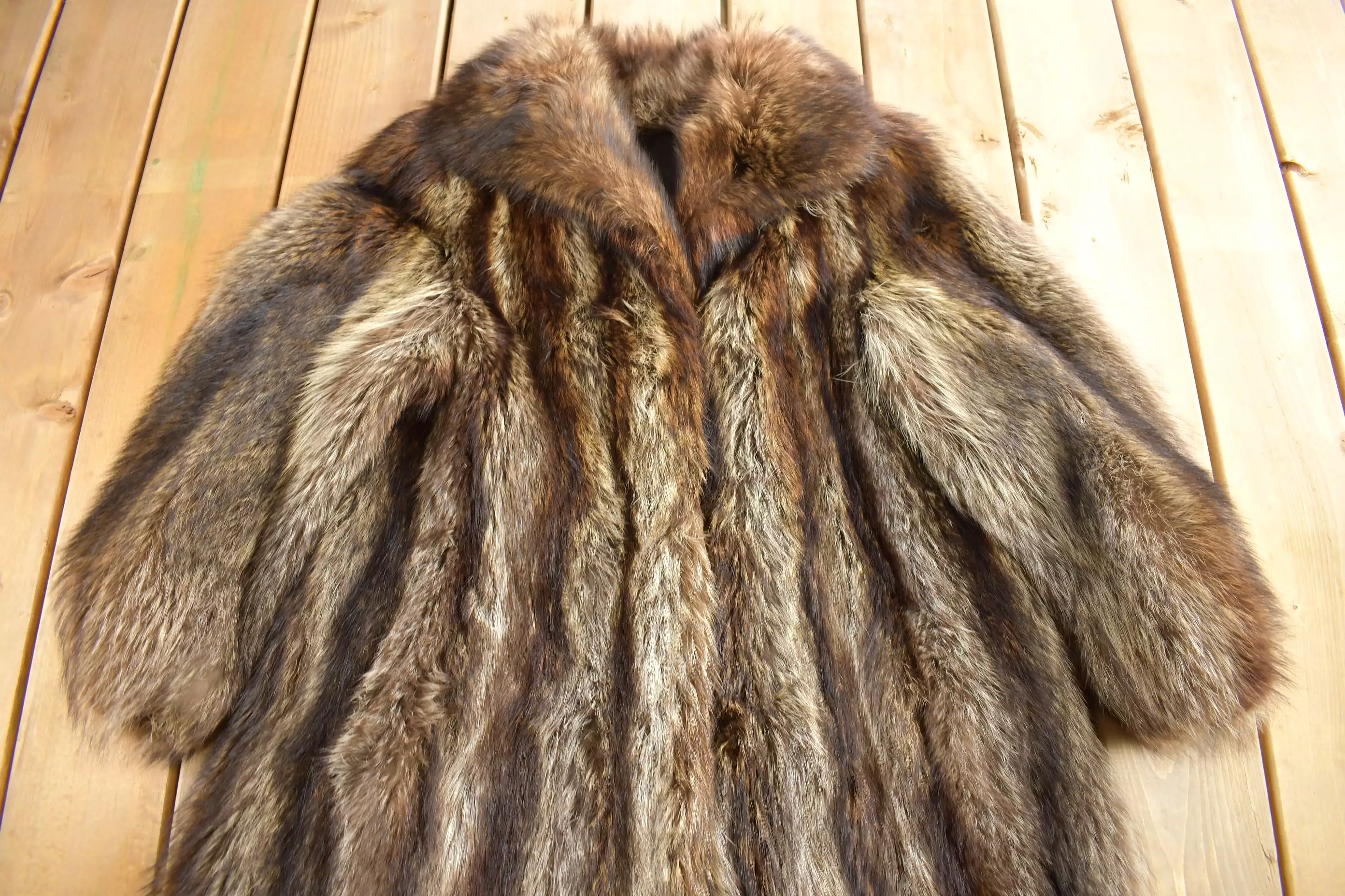 Vintage 1970s Full Length Multi Brown Mink Fur Coat / Vintage Mink Jacket / Authentic Fur / Made In USA / True Vintage