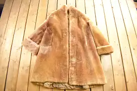 Vintage 1970s Full Length Sheered Mink Fur Coat / Vintage Mink Jacket / Shaved Fur / Made In USA / True Vintage