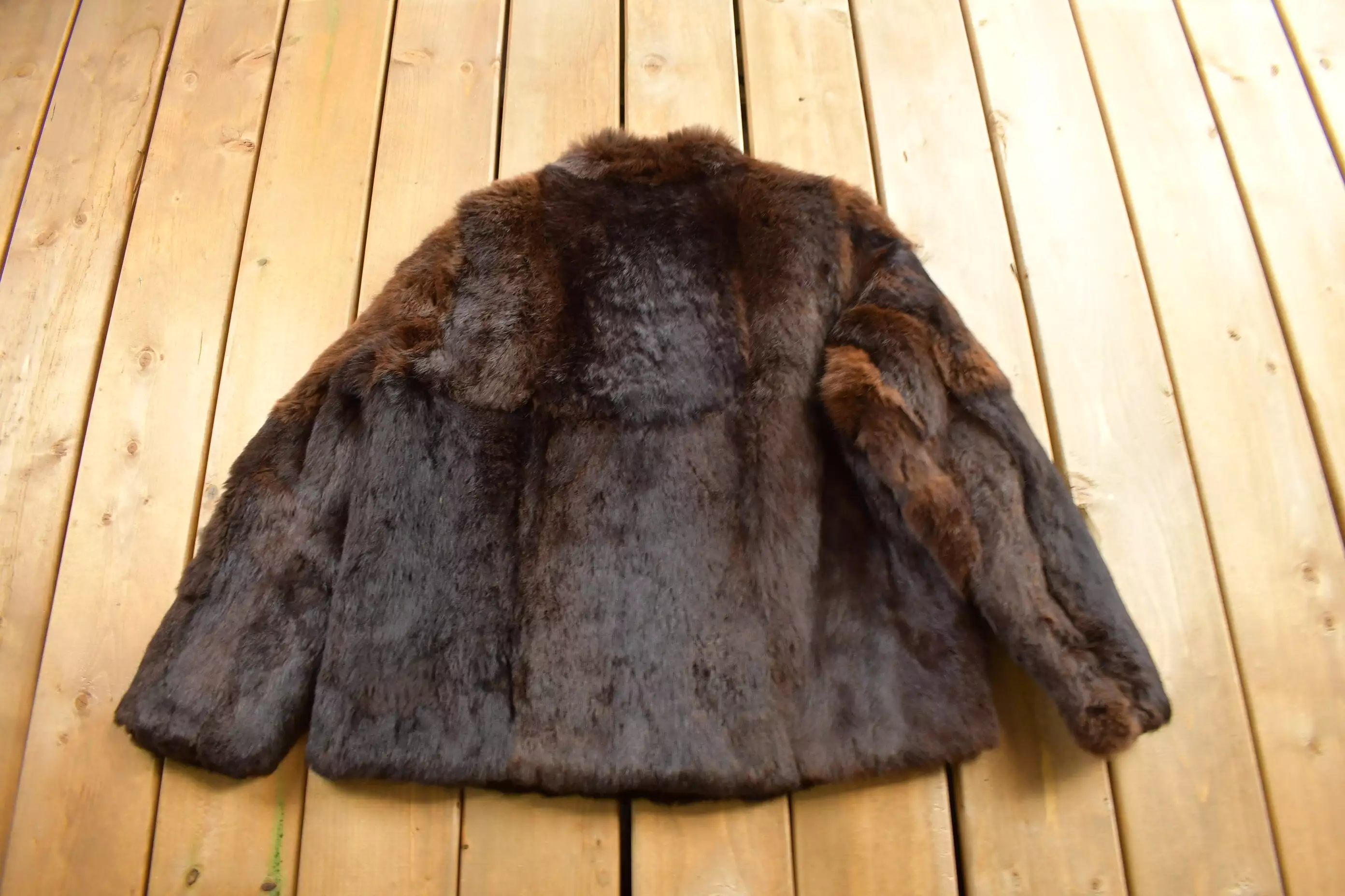 Vintage 1970s Short Brown Mink Fur Coat / Vintage Mink Jacket / Authentic Fur / Made In Canada / True Vintage / Lined