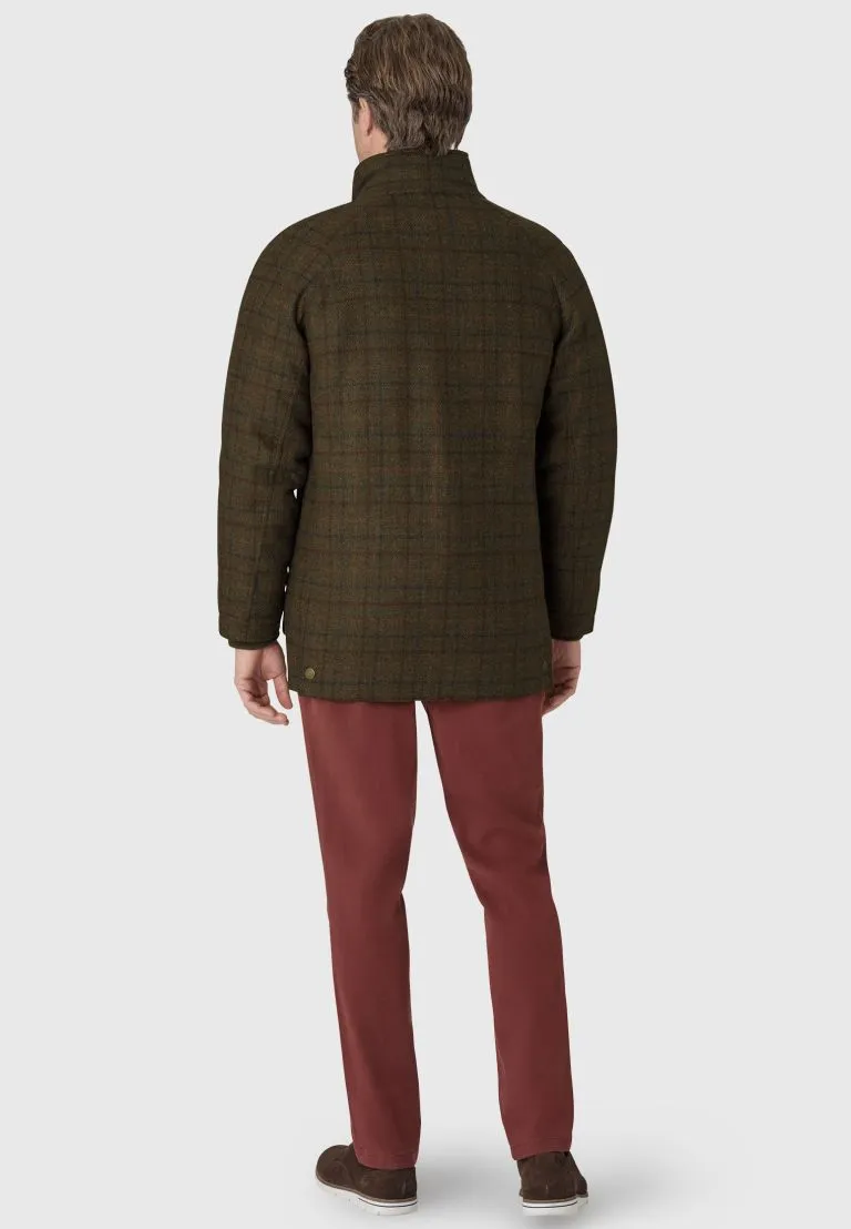 Wales Moss Check Waterproof Country Coat