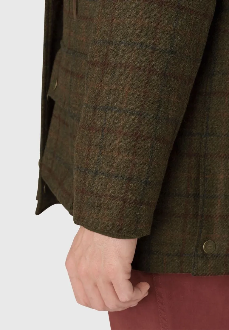 Wales Moss Check Waterproof Country Coat