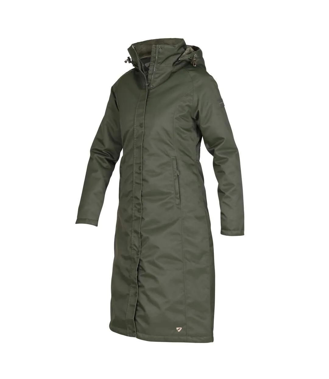 Womens/ladies halcyon waterproof coat green Aubrion