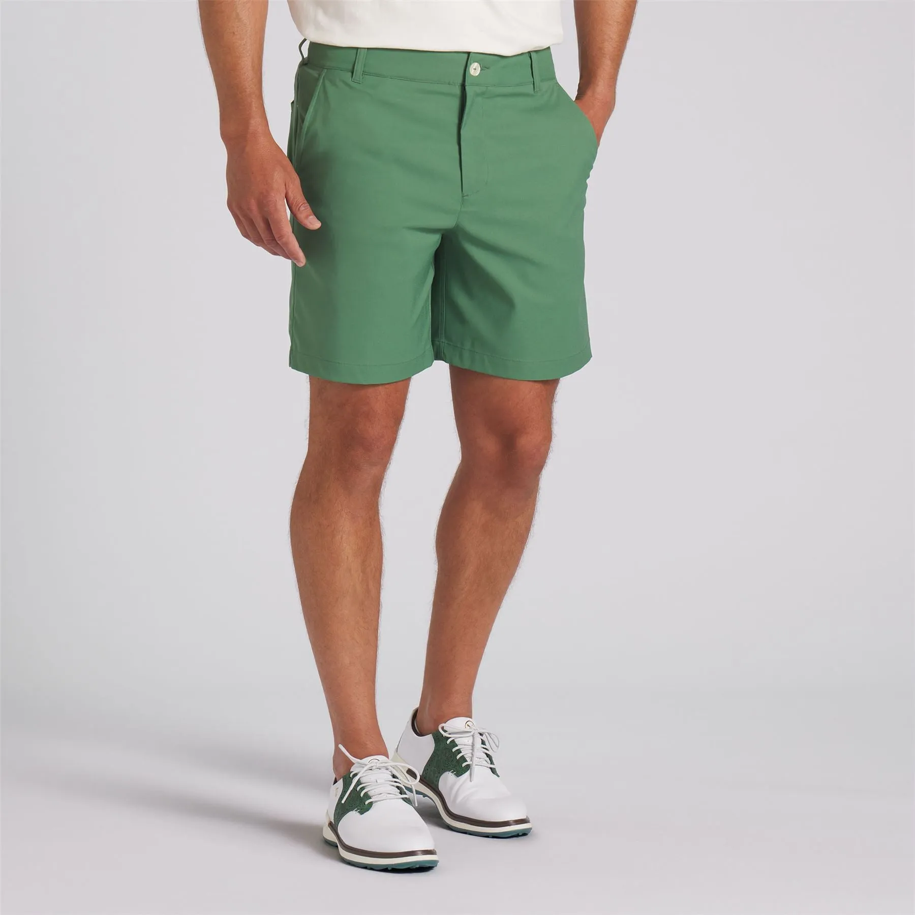 x QGC Golf Shorts Deep Forest Green - SS24