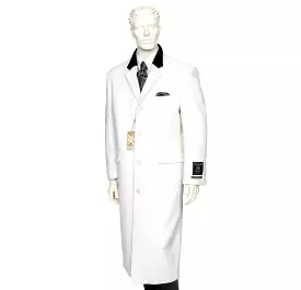 XXIOTTI Cashmere/Wool Overcoat Winter White 77005